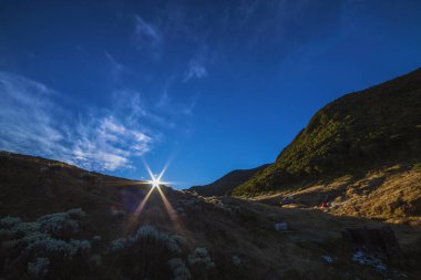 Yaz güneşi parlıyor