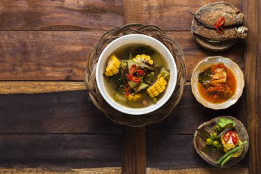 Sayur Asem Endonezya 'dan geleneksel yemek