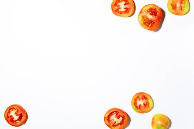 sebzeler beyaz arkaplanlı