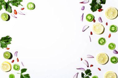 sebzeler beyaz arkaplanlı