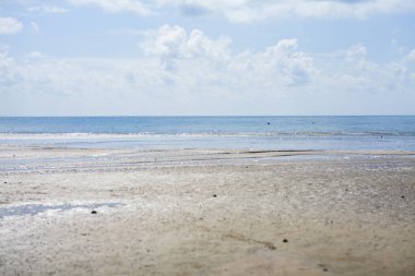 Gün boyunca sakin sahil atmosferi