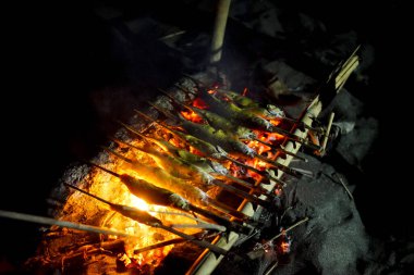 Endonezya 'dan ızgara balık.