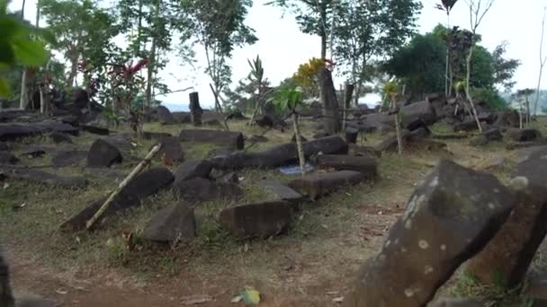 Sítios Megalíticos Gunung Padang Cianjur West Java Indonésia — Vídeo de Stock