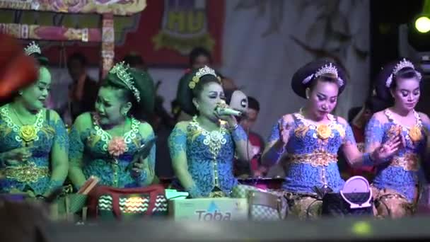 Богор Індонезія Червня 2023 Джайпунган Типом Традиційних Сунданських Соціальних Танців — стокове відео