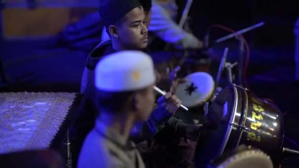Bogor Indonésie Juin 2023 Marawis Est Une Musique Musulmane Traditionnelle — Video