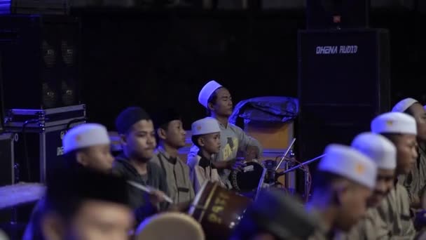 Bogor Indonézia Június 2023 Marawis Egy Hagyományos Muszlim Zene Indonéziából — Stock videók