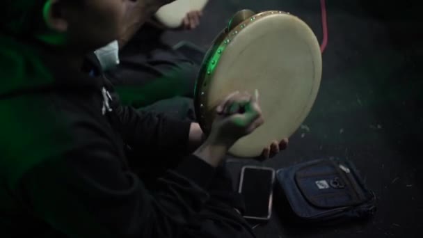 Богор Індонезія Червня 2023 Маравіс Традиційна Мусульманська Музика Індонезії Грав — стокове відео