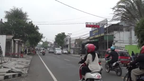 Cianjur Java Occidental Indonésie Août 2023 Ambiance Cianjur Dans Véhicule — Video