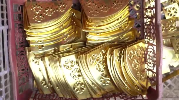 Řemeslníci Tradičních Muslimských Luceren Cianjuru Nazývají Lampu Gentur Lampu Gentur — Stock video