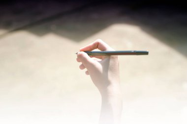 Bir kalem tutarak eğitim kavramı