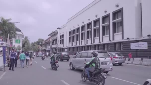 Jakarta Indonésia Janeiro 2017 Visitantes Visitam Museu Banco Indonésia — Vídeo de Stock