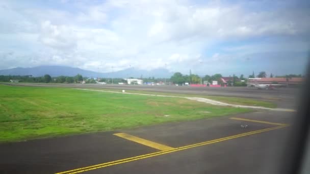 Latać Samolotem Aby Zobaczyć Piękne Widoki Powietrza Spektakularny Widok Okna — Wideo stockowe