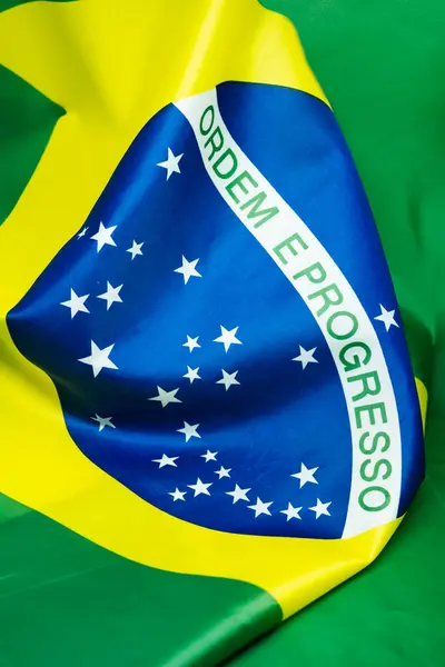 Brezilya ve Güney Amerika 'nın bayrağını yakın çekiş