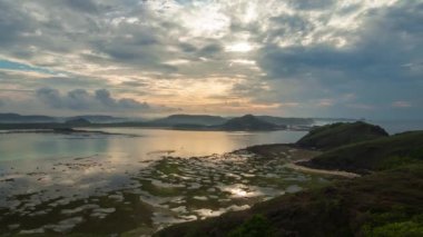 Timelapse Bukit Merese, Lombok, Batı Nusa Tenggara, Endonezya