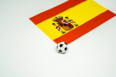 Ulusal bayraklı İspanya Futbolu