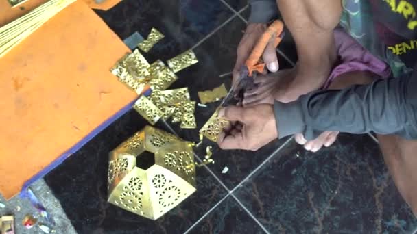 Les Artisans Des Lampes Lanterne Musulmanes Traditionnelles Cianjur Sont Appelés — Video