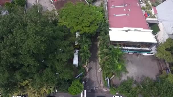 Pemandangan Udara Rumah Mode Bandung — Stok Video