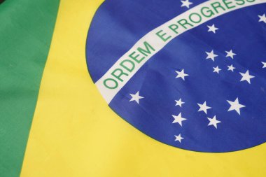 Arkaplan için soyut Brezilya bayrağı