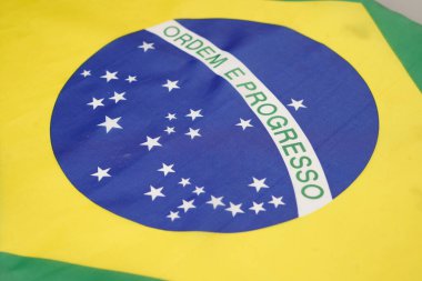 Arkaplan için soyut Brezilya bayrağı