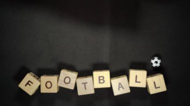 Futbol unvanlı Etiyopya bayrağı. futbol konsepti