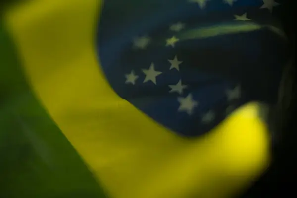 Arkaplan için soyut Brezilya bayrağı