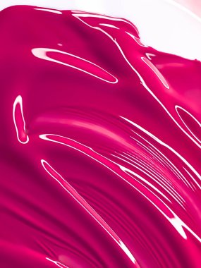 Glossy pink cosmetic texture as beauty make-up product background, cosmetics and luxury makeup brand design concept