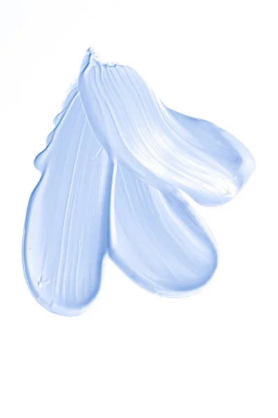 Pastel Blue Beauty Swatch Skincare Makeup Cosmetic Product Sample Texture — Fotografia de Stock