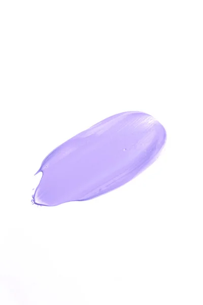 Pastel Purple Beauty Swatch Skincare Makeup Cosmetic Product Sample Texture — Foto de Stock