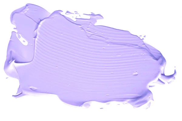 Pastel Purple Beauty Swatch Skincare Makeup Cosmetic Product Sample Texture — Fotografia de Stock