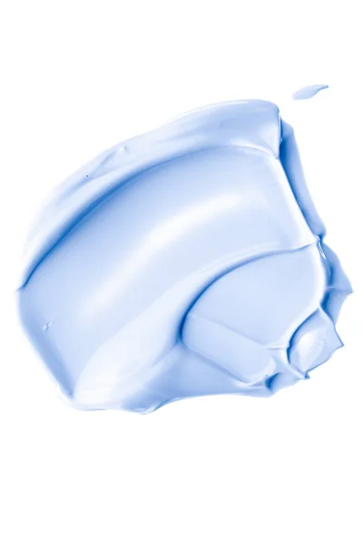 Amostra Beleza Azul Pastel Cuidados Com Pele Maquiagem Textura Amostra — Fotografia de Stock