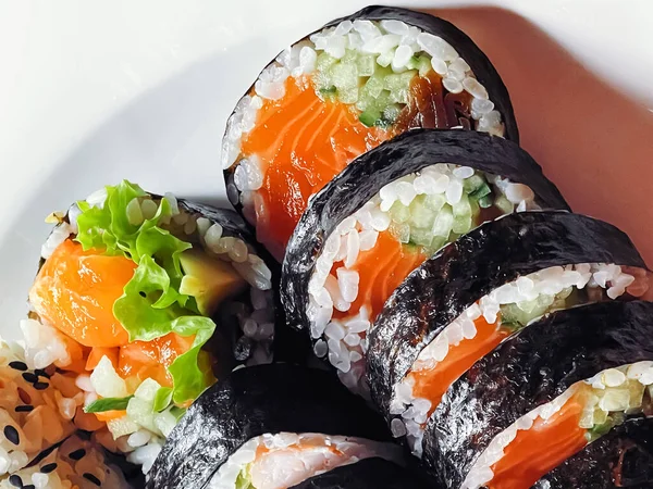 Food and diet, japanese sushi in a restaurant, asian cuisine as meal for lunch or dinner, tasty recipe idea