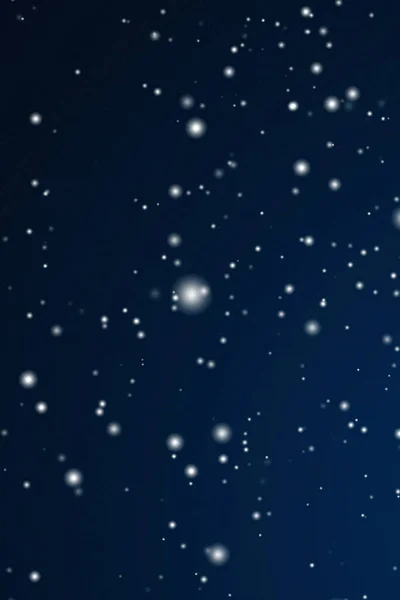 Winter Holidays Wintertime Background White Snow Falling Dark Blue Backdrop — Stock Photo, Image