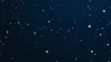 Kış tatilleri ve kış arkaplanı, koyu mavi zemine düşen beyaz kar taneleri bokeh ve kar tanecikleri soyut kar parçacıkları Noel ve karlı bayram tasarımı için. Yüksek