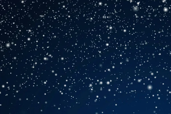 Χειμερινές Διακοπές Και Χειμωνιάτικο Φόντο Λευκό Χιόνι Που Πέφτει Σκούρο — Φωτογραφία Αρχείου