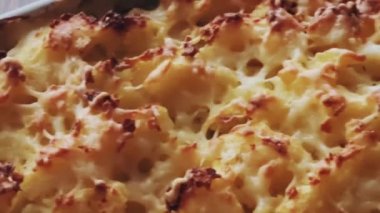 Comfort food and traditional English cuisine, oven baked fish pie, homemade recipe idea