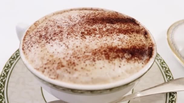 Ontbijt Koffie Het Luxe Hotel Engeland Verenigd Koninkrijk — Stockvideo