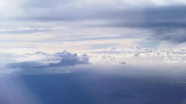 Glorious Dreamy Sky Aerial View England United Kingdom Sun Rays — Stockvideo