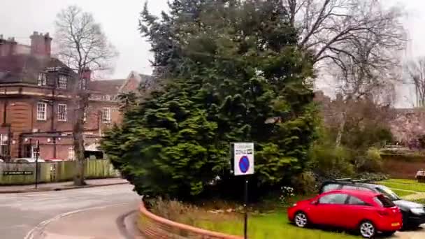 Jízda Ulicemi Oxfordu Oxfordshire Anglie Velké Británii — Stock video