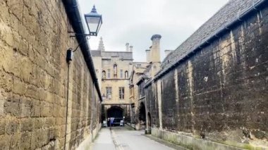 Oxford Üniversitesi 'nin güzel tarihi binaları ve mimarisi, İngiltere, Birleşik Krallık