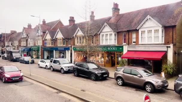 Oxford Oxfordshire Ngiltere Mart 2023 Oxford Banliyölerinin Evleri Sokakları Mimarisi — Stok video