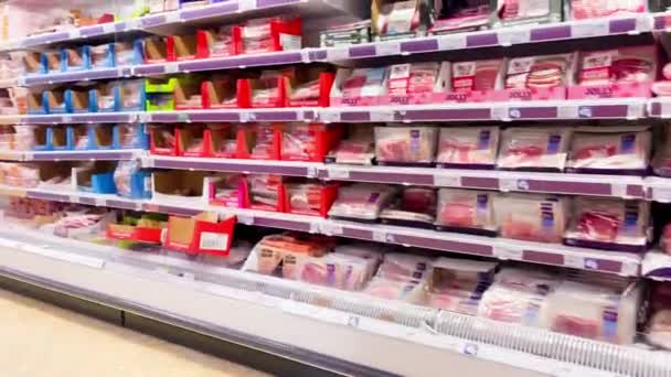 Apsley Inglaterra Reino Unido Abril 2024 Sainsburys Supermercados Con Varios — Vídeos de Stock