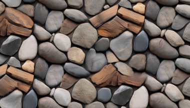 Offering a seamless high resolution texture that blends stone, metal, wood, and concrete elements. This versatile material is ideal for graphic design projects, enhancing visual appeal in both digital and print formats. clipart