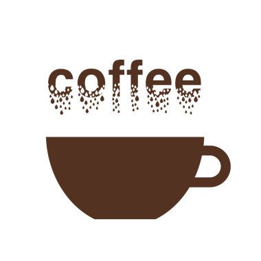 Kahve kelimesi damlalara ayrılır ve fincana damlar. Kuru kahve içkiye dönüşür..