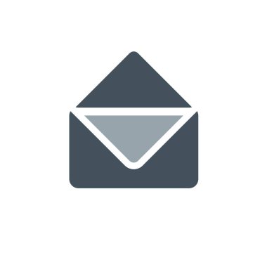 Mektuplu açık bir zarfın simgesi.