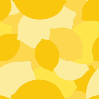 Sarının farklı tonlarında kusursuz limon deseni.