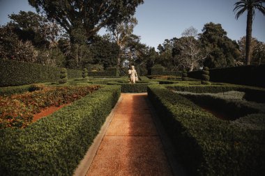 Queens Park 'taki bahçeler Toowoomba, Queensland, Avustralya.