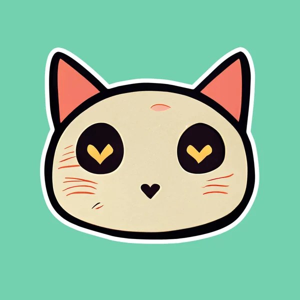 cute vector cat cartoon kawaii 5997299 Vector Art at Vecteezy