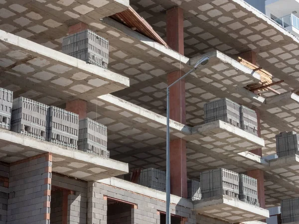 Alanya Turquie Octobre 2022 Immeuble Résidentiel Plusieurs Étages Construction Dans — Photo