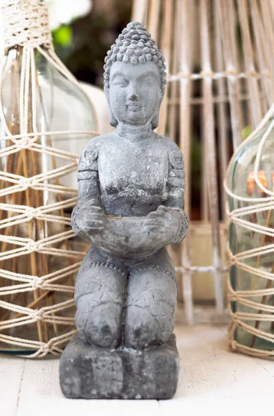 Decorazione Della Stanza Meditazione Dell Ornamento Della Statua Del Buddha — Foto Stock