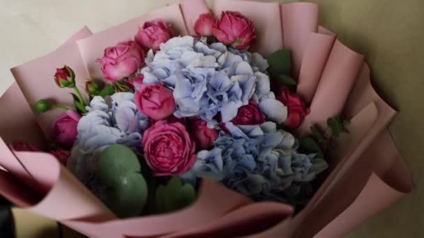 Fleurs Cadeaux Pour Les Mères Jour Fête Des Mères Bouquet — Video